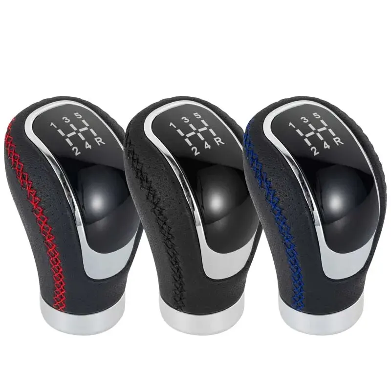 

Универсальная 5/6-скоростная ручка переключения передач, рычаг переключения передач, модифицированная ручка, кожаные автоаксессуары для всех ручных автомобильных моделей