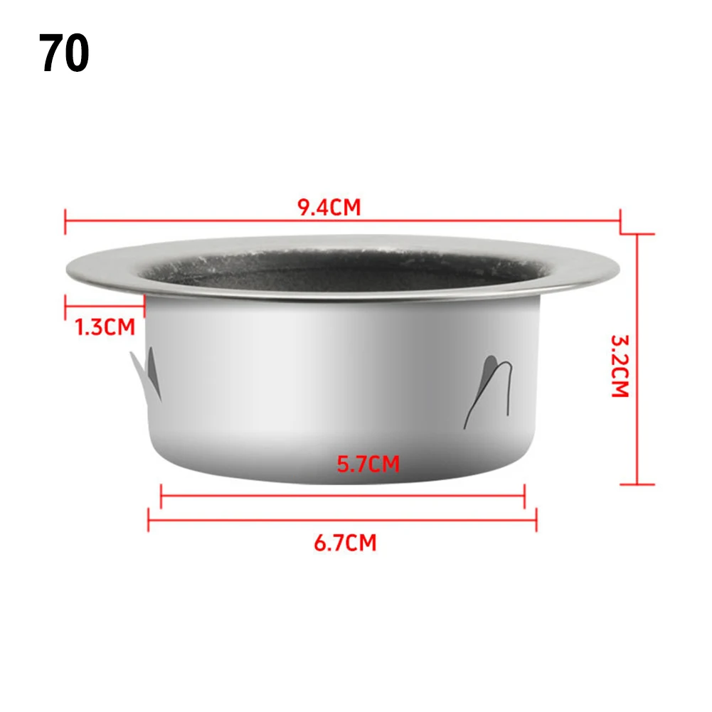 75/100/150mm 304 Stainless Steel Flange Spigots Ducting Hydroponics Ventilation Extractor Fans Ventilation Systems Accessories