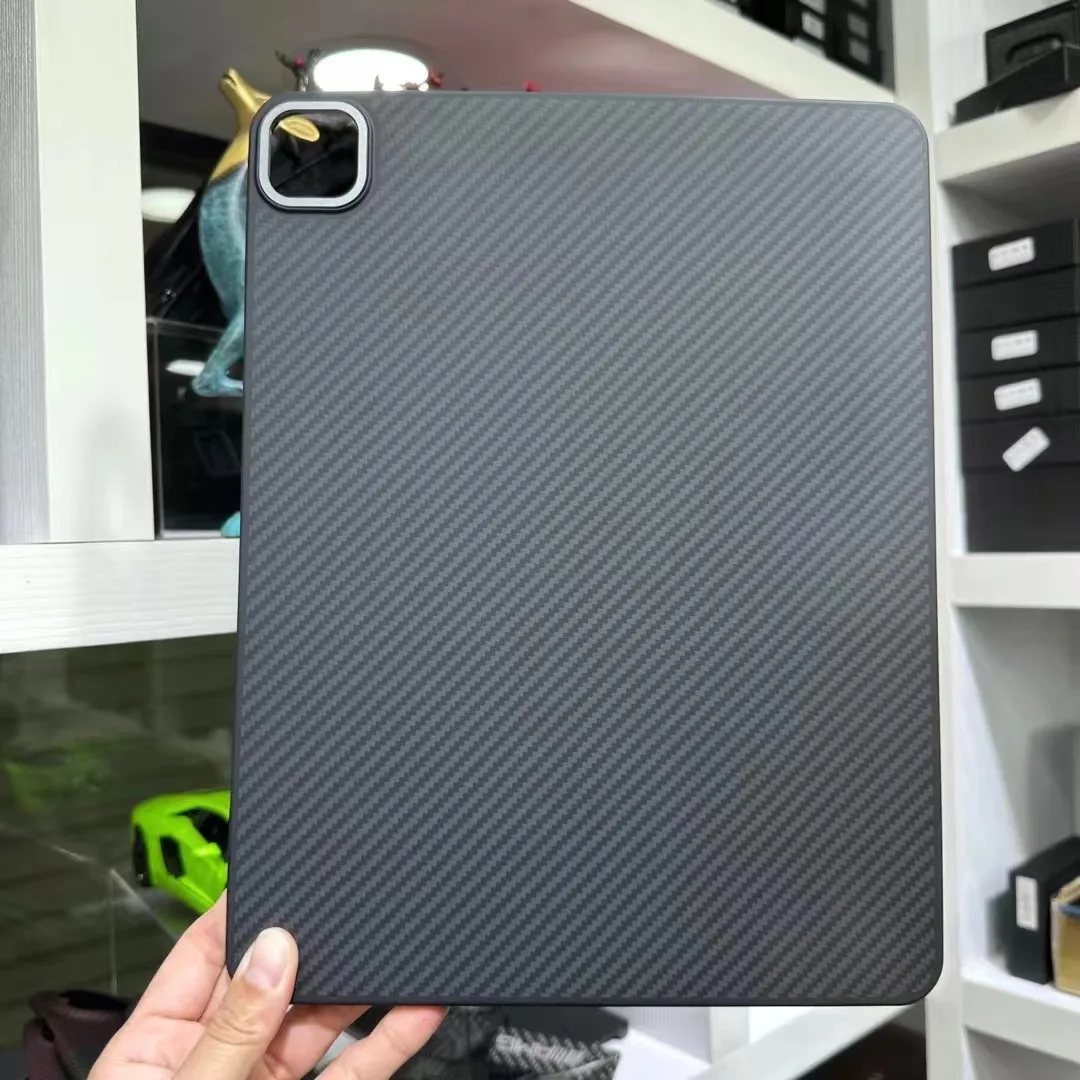 

Чехол из настоящего углеродного волокна для iPad Pro 11 дюймов 12,9 дюймов 2020 2021 2022, полное покрытие, защитная задняя крышка для планшета с защитой от падения