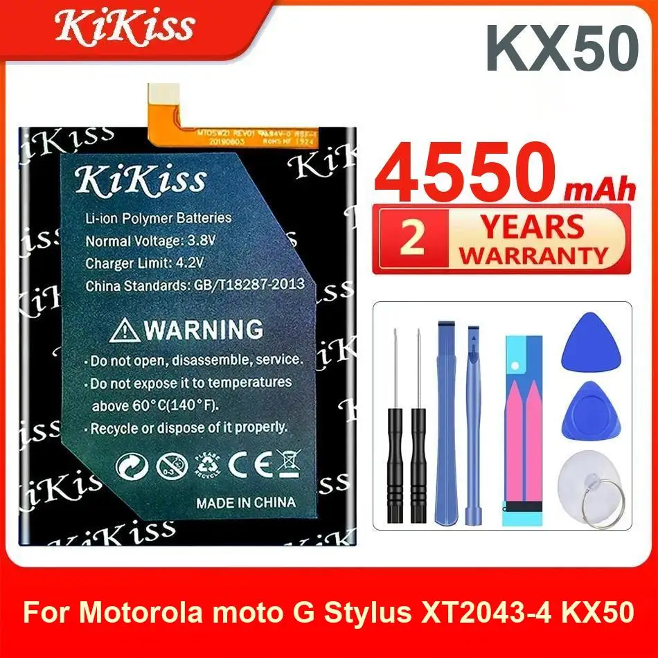 

Аккумулятор Kikiss KX50 4550 мАч для Motorola Moto G Stylus XT2043-4