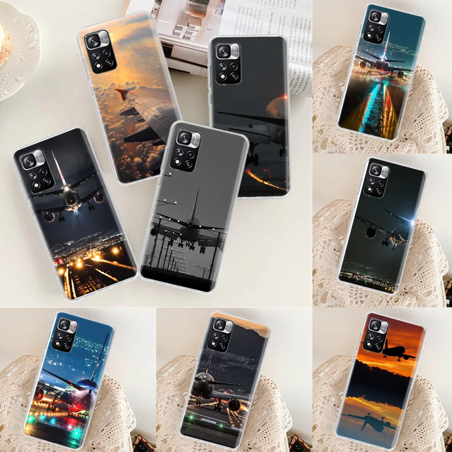 Airport Shuttle Transportation Phone Case For Xiaomi Redmi Note 11 12 Pro Plus 12S 11S 11T 11E 10S 10 9 9S 9T 4G 5G 8 8T 7 Cover