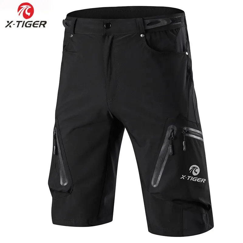 X-TIGER Mountainbike-Shorts Multi-Pockects atmungsaktive lose Reitstraße MTB-Shorts Outdoor-Sport wasserdichte Fahrrad hose