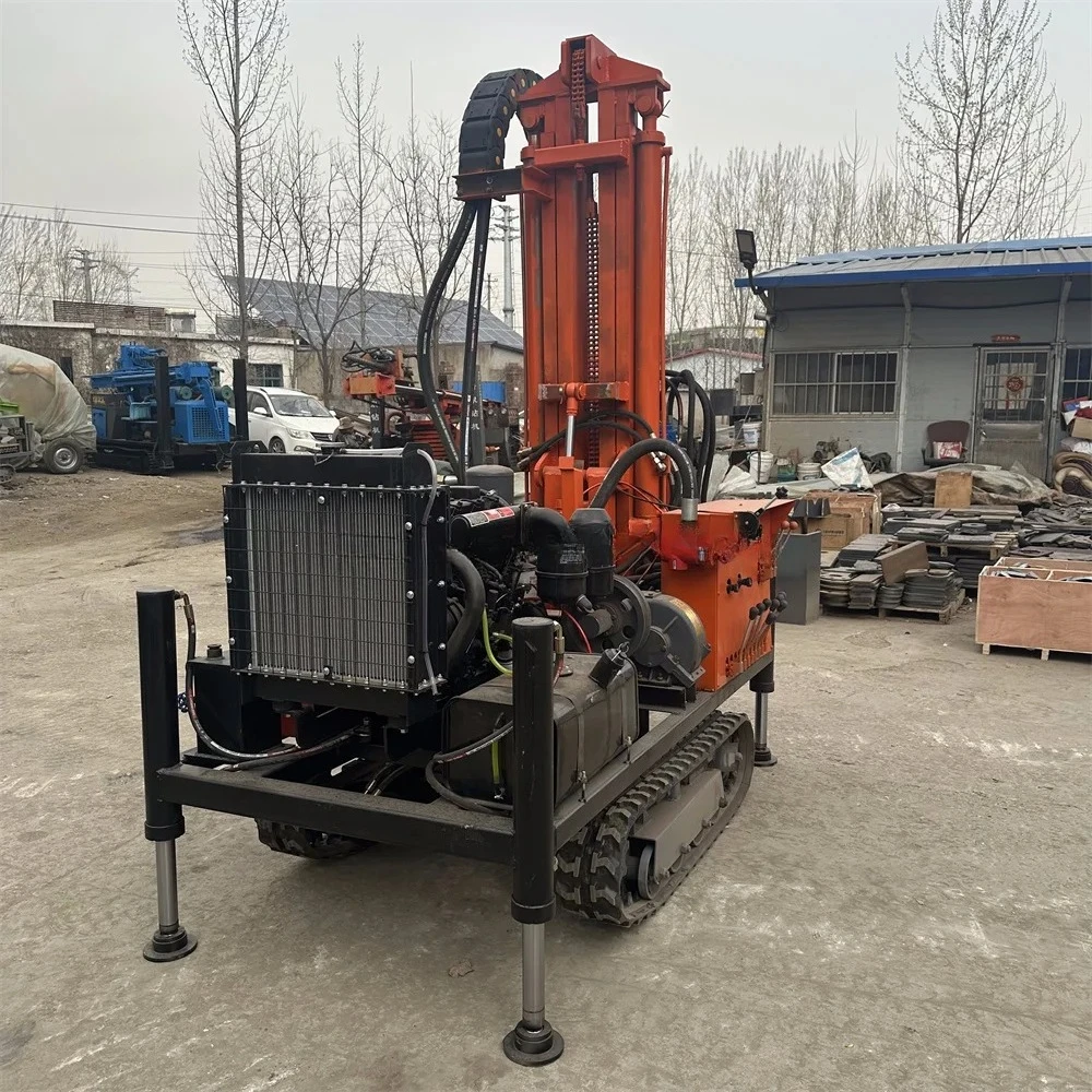2025Diesel Water Well Borehole Machine 200M Hydraulic Crawler Type Deep Water Drill Rig