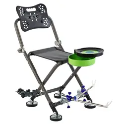 Portable Fishing Chair Multifunctional стул туристический Aluminum alloy 낚시의자 Adjustable Folding Camping Chair стул для рыбалки