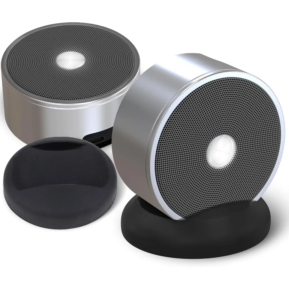

Dual Bluetooth Speakers - Built In Mic For Phone Calls - Multiple Pairing Bluetooth Speakers Set of 2 Wireless Computer Speaker