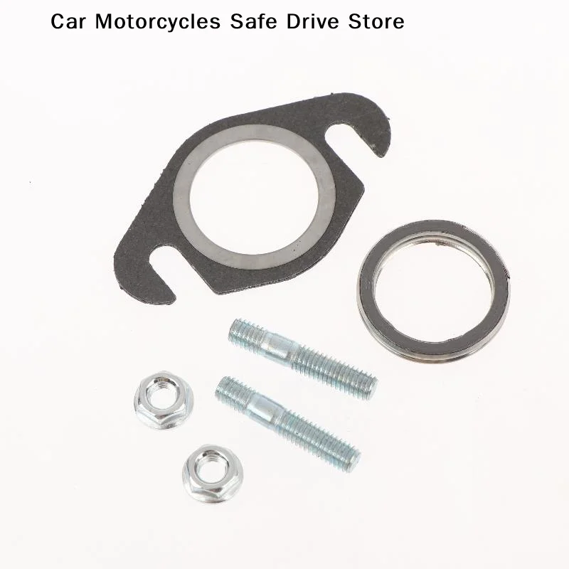 【M】New Screw Double Punch 50 Muffler Gasket Kit For Suitable 2T 50cc 2T Roller Exhaust Pipe Gasket