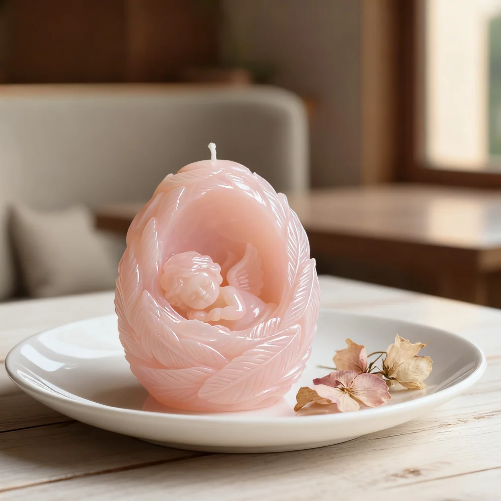 

3D перо ангел свеча силиконовая форма милый спящий ангел смола форма мыло свеча изготовление ручной работы DIY ремесло домашний декор орнамент