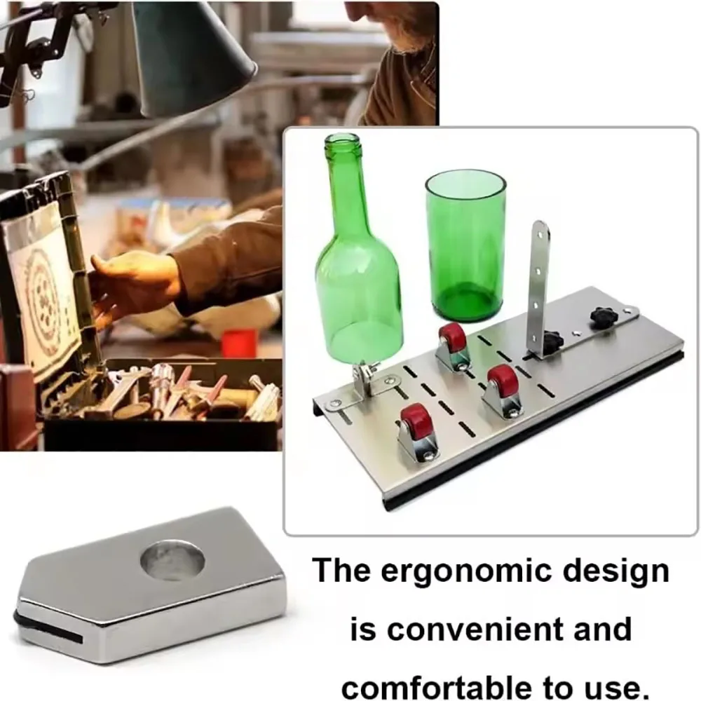 Formine per bottiglie di vetro, piastrelle di vetro, bottiglie di vino, testa di taglio diamantata, artigianato pratico, utensili manuali, strumenti di costruzione, 5 pz.