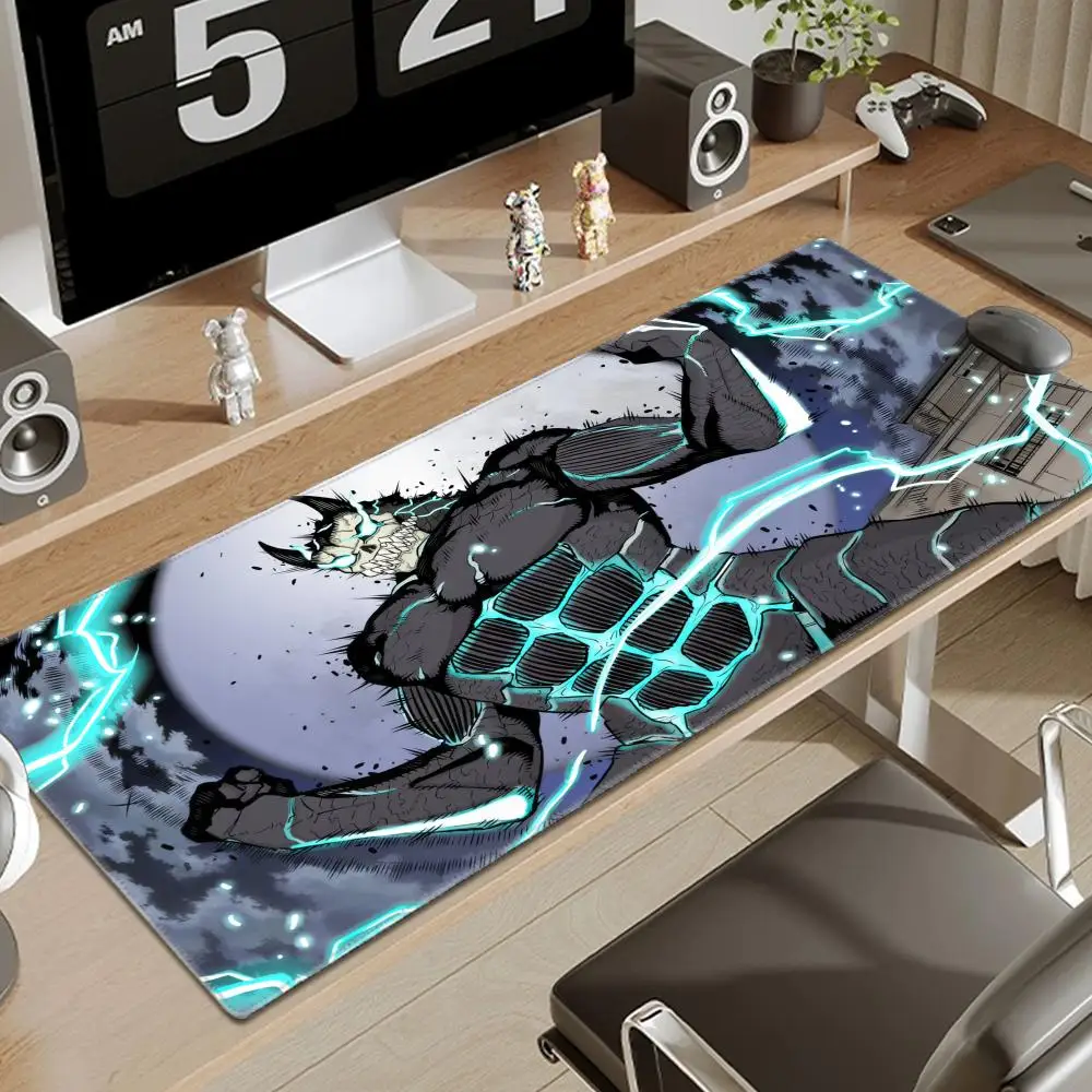 Anime Kaiju No. 8'li Mousepad Büyük Oyun Mouse Pad LockEdge Kalınlaşmış Bilgisayar Klavye Masa Sümen