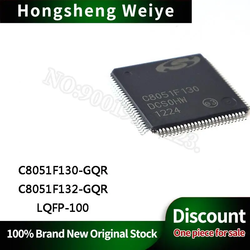 2Pcs New C8051F130-GQR C8051F132-GQR LQFP-100 IC Chip In Stock DISCOUNT Sell