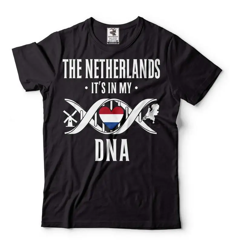 Netherlands DNA Shirt Netherlands Flag Tee Netherlands National Patriotic Shirt