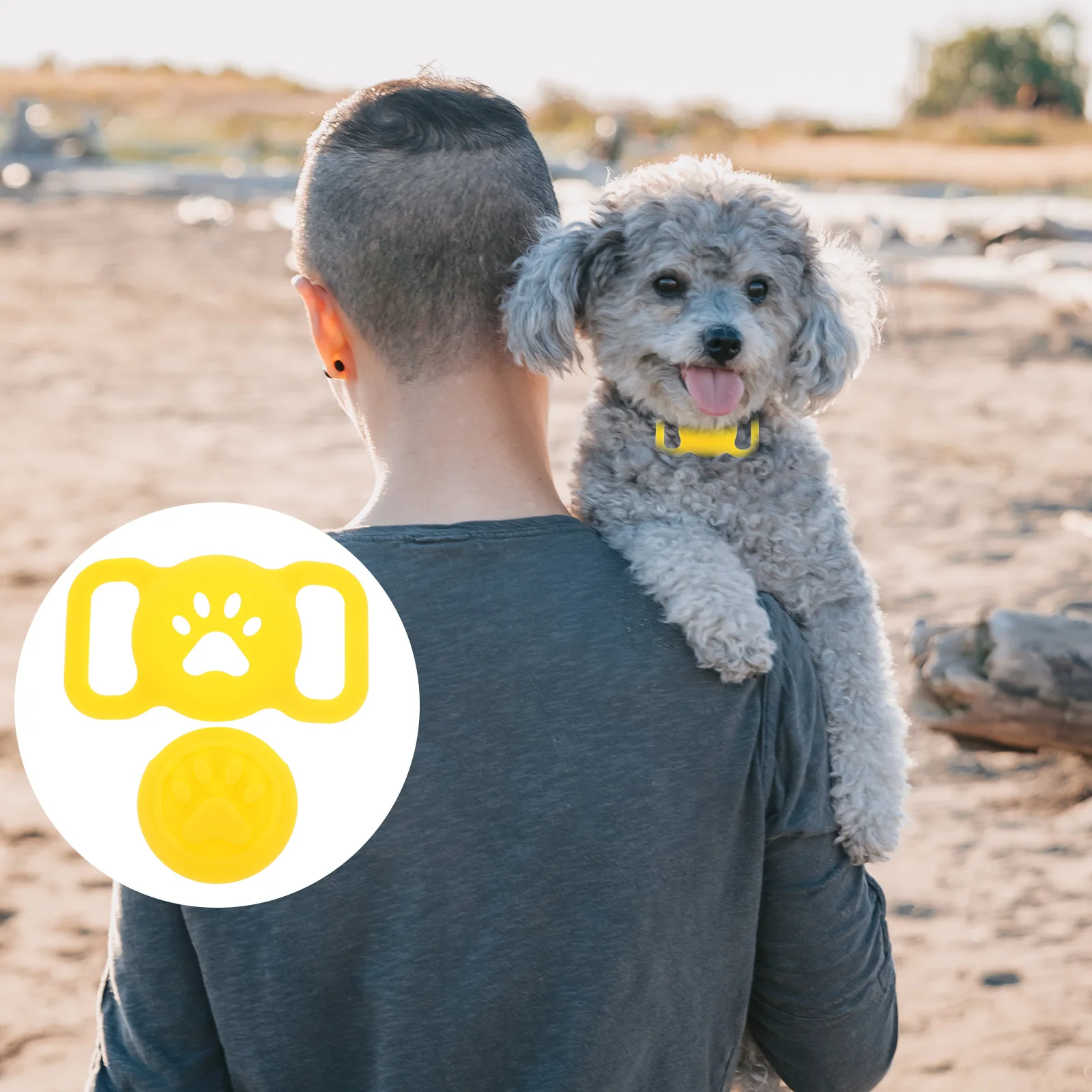 

Pet Locator Silicone Shockproof Protective Case Anti-Lost Tracer Sleeve Compatible Lightweight Durable Small Locator