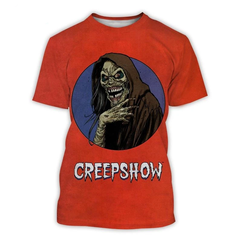 Summer New Horror Movie T-shirt 3D Print T-shirt Personalized Hip-hop Men and Women Casual Fashion T-shirt Harajuku Top 100-6XL