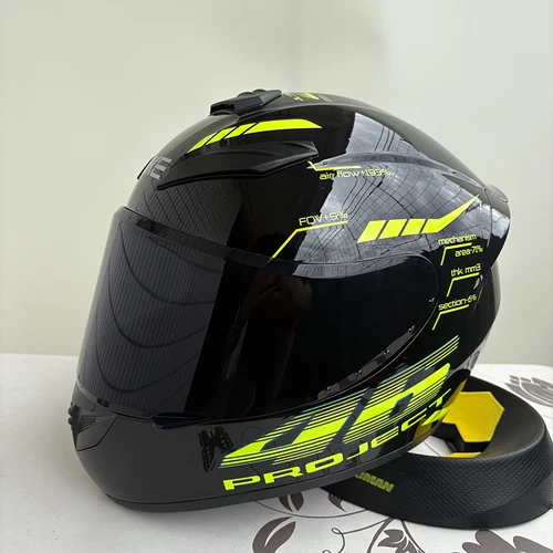 Casco de motocicleta de cara completa para hombres y mujeres DOT seguridad de invierno antiniebla impermeable Casco de moto Casco Motocross