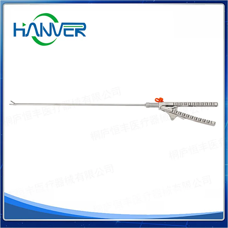 Manufacturer Provides Threaded V-shaped Needle Holder, Stainless Steel Needle Holder, High Quality Laparoscopic Medical