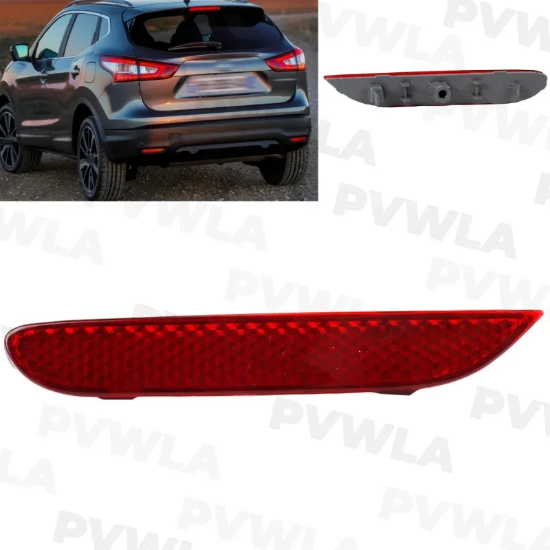 

For Nissan Qashqai 2014 2015 2016 2017 Left Side Rear Bumper Reflector Light Lamp Car accessories 26565-JJ90A