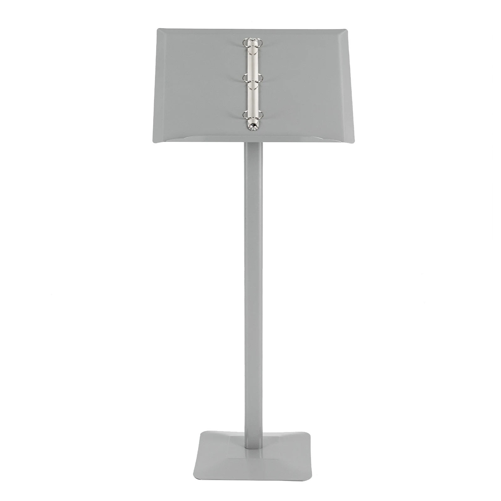 سبائك الألومنيوم الفضية 115 سنتيمتر صفحة عمودية تحول القائمة عرض موقف الموثق قاعدة ثابتة عرض الإعلانات الوقوف