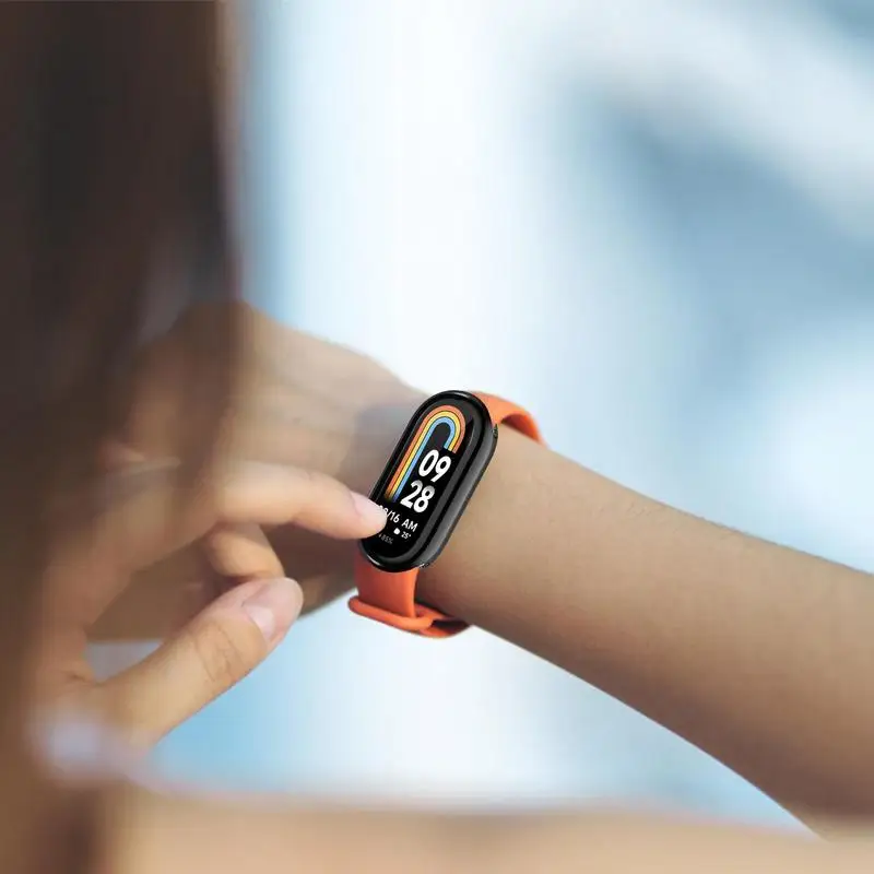 Protective Cover For Xiaomi Mi Band 8 Screen Protector For Miband Smart Watchband Full Protective Cover Case Strap Bracelet