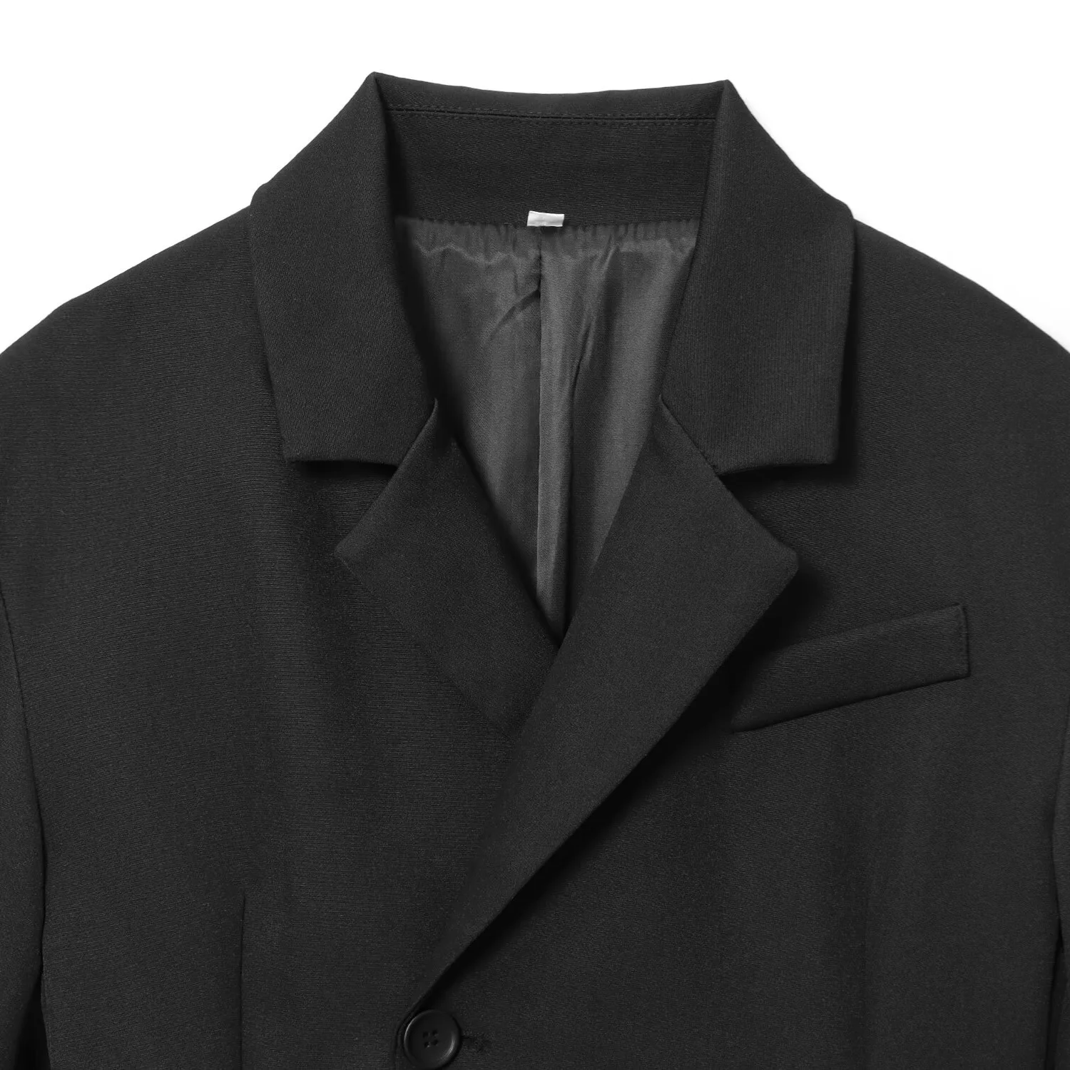 Abrigo de mujer 2025 otoño nuevo estilo negro de manga larga ajustado traje minimalista chaqueta Casual desplazamientos elegante abrigo de mujer