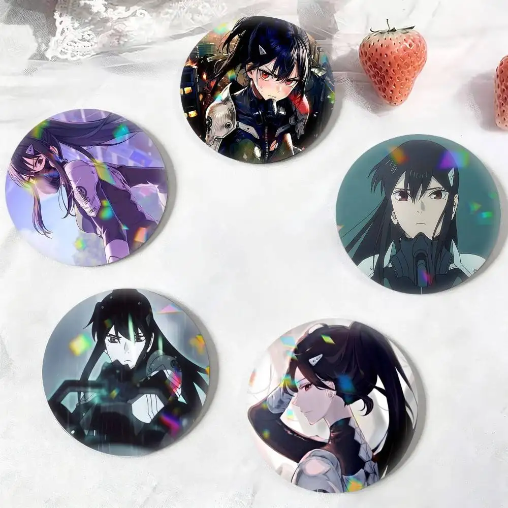 K-Kaiju No. 8 A-Asahina Mina Anime  25 32 44 58 75mm Badges Personalized Round Brooches Pins Accessory Gift