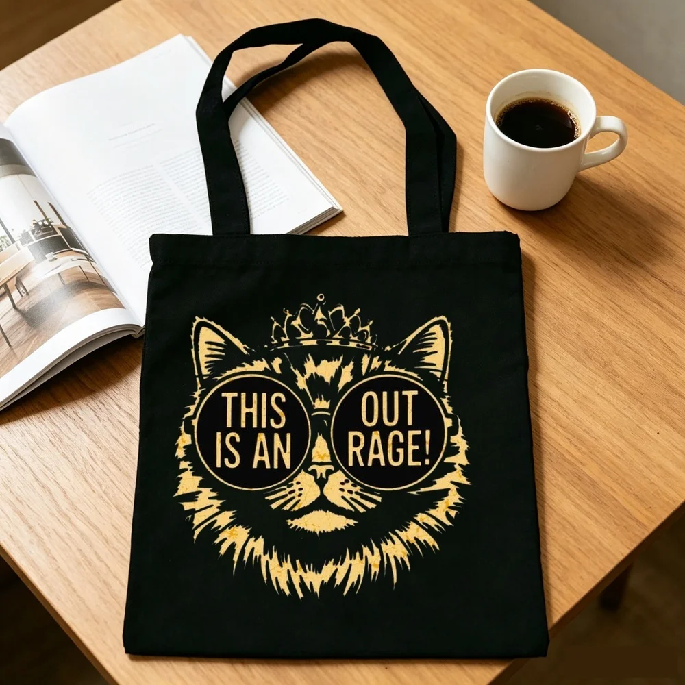 Dungeon Crawler Carl tote bag totebag bolsas de tela torba na zakupy grocery canvas  femme