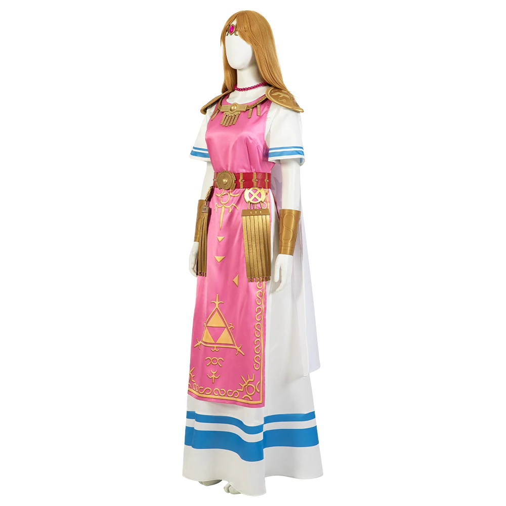 Ssb Prinses Zelda Cosplay Custome Jurk Voor Meisjes Zelda Anime Spel Halloween Customes Voor Vrouwen