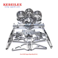 KEBEILEE CNC Aluminum Upgrade components For LOSI Super Baja Rey 2.0 1:6