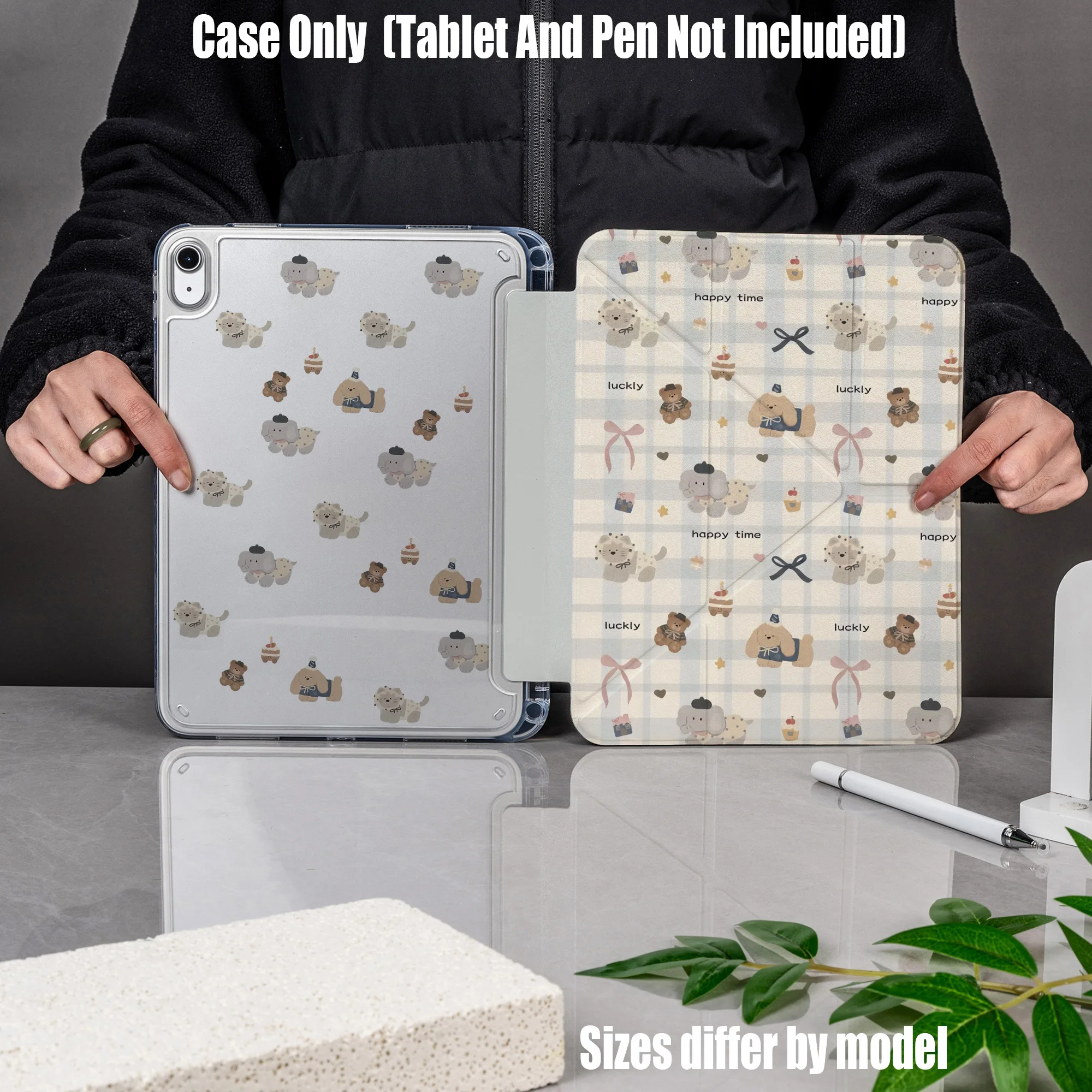 

Минималистичный чехол для iPad с серым акриловым принтом в виде сердца, для Apple iPad Pro 12.9, Air 3, Mini 5, 9-го поколения