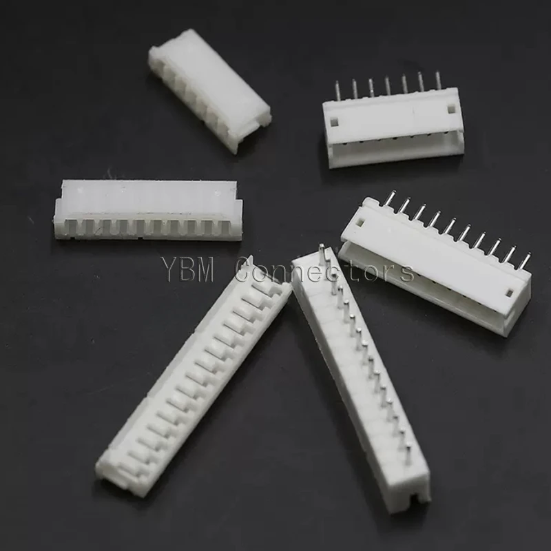 20 Sets JST ZH 1.5mm 2/3/4/5/6/7/8/9/10Pin Straight Pin Male, Female Connector Socket with Crimps