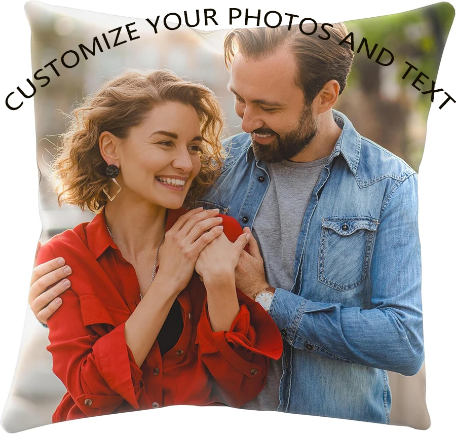 

[Customization] 1 Customized Couple Photo Pillow, Providing Personalized Pillows for Loved Ones, Friends, and Family