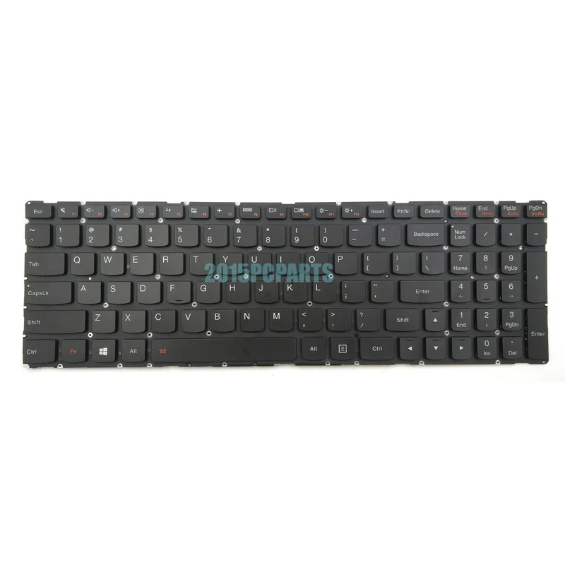 A+New for Lenovo Flex 3-1570 Flex 3-1580 Edge 2-1580 Keyboard US Backlit