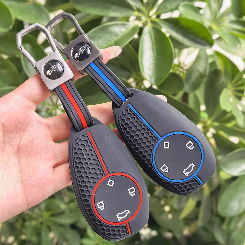 Keyless Remote Protection For Leapmotor T03 S01 C11 C01 Silicoen Soft Car Key Case Fob Holder Cover Car Accessories