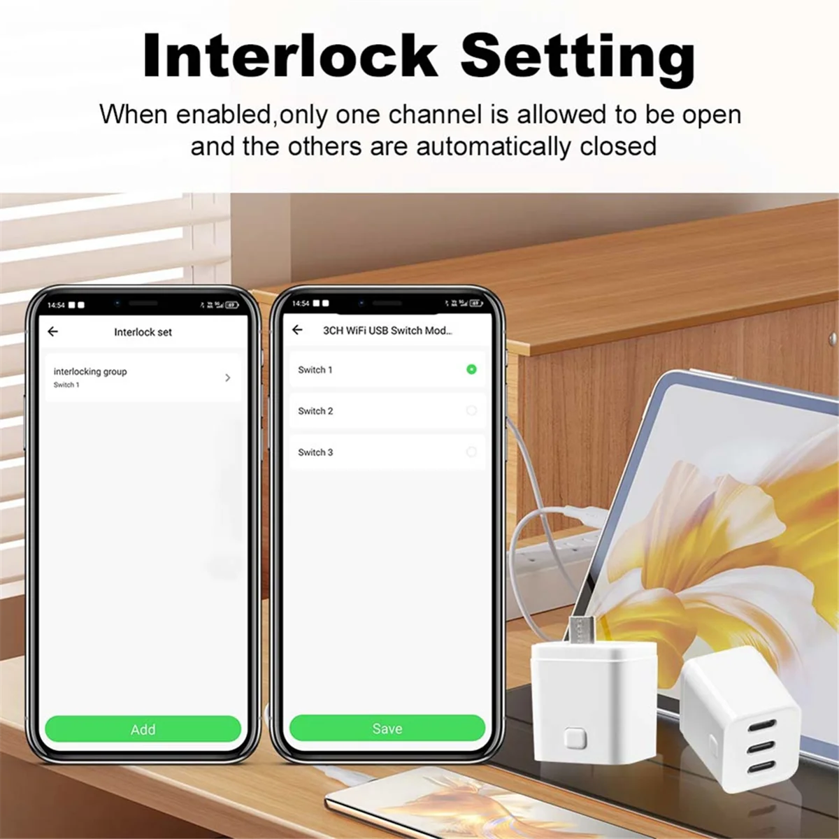 【Limited Offer】Tuya Zigbee Type-C Smart Adaptor Plug 3 Gang Mini USB-C Power Adaptor Charge Plug Timing Voice Control for