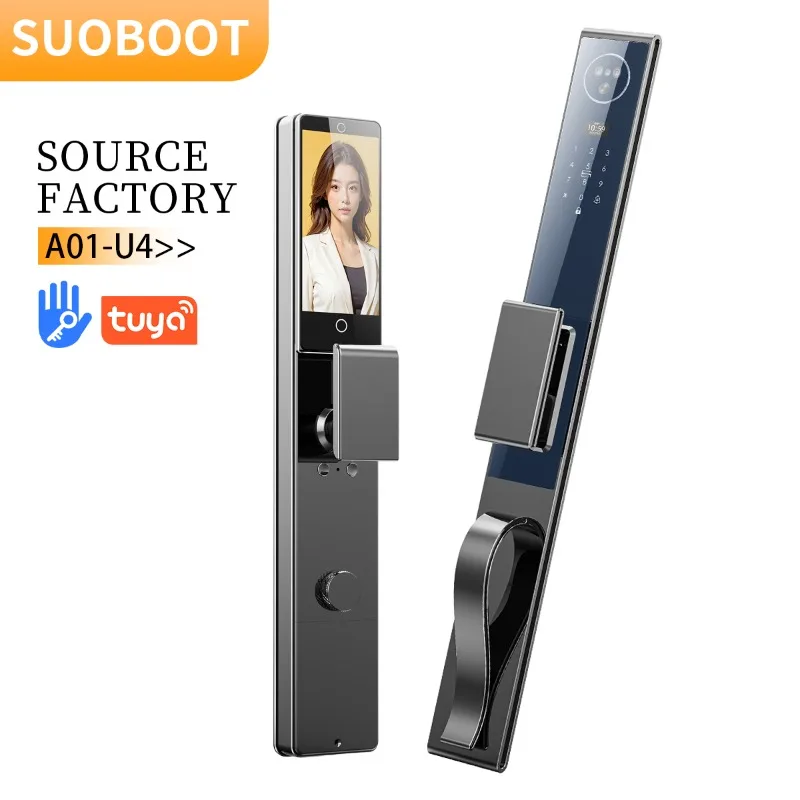 

[2026]Suoboot 3d Face Recognition Remote Control Keyless Entrys With Double And Battery App Wifi Fingerprint Keyless Entr