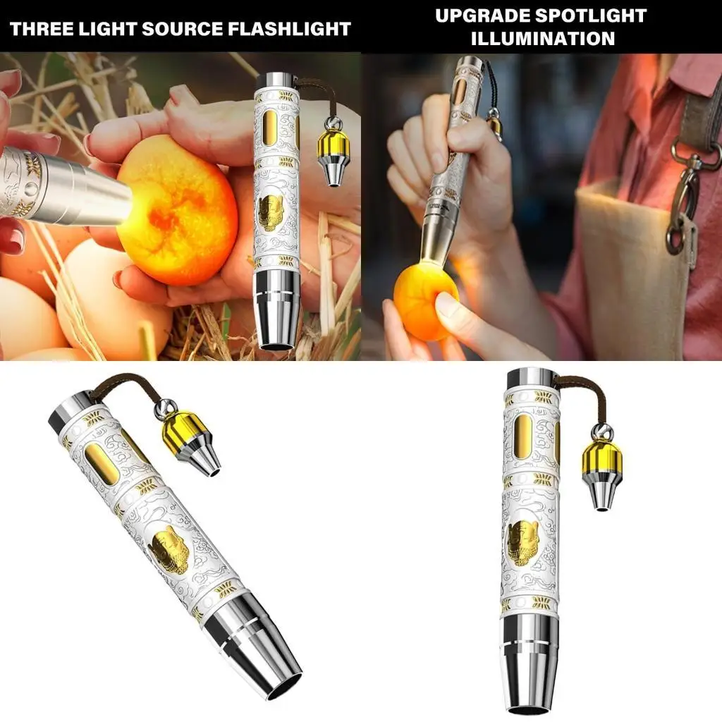 J78F Outdoor Adventure LED Flashlight Adjustable Concentrate Sturdy Triple Light