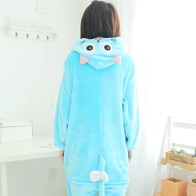 Anime Happy Cat Cosplay Costume Kigurumi Adult Unisex Pajamas Jumpsuit Sleepwear Onesies