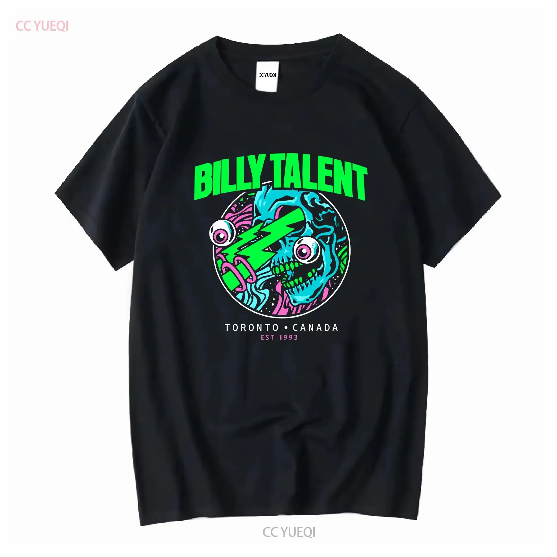 Camiseta Billy Talent Toronto Canadá, algodón negro, tallas S a 5XL, MD927, estilo vintage, lavado, ligeramente informal, transpirable, cómoda