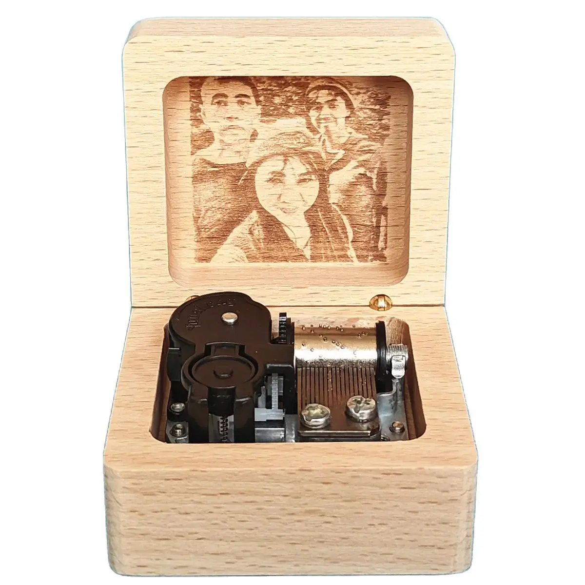 Personalized Photo Music Box, From Your Loving Son, Wedding Anniversary, Christmas, Birthday gifts