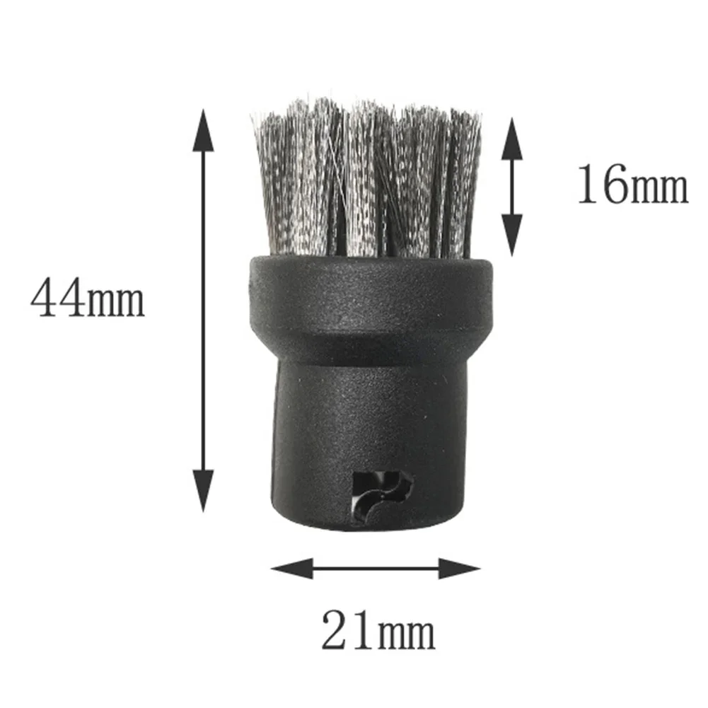 فوهات فرشاة سلك من الفولاذ المقاوم للصدأ من النايلون الفاخر لفرشاة استبدال أجزاء منظفات البخار Karcher SC3 SC4 SC5