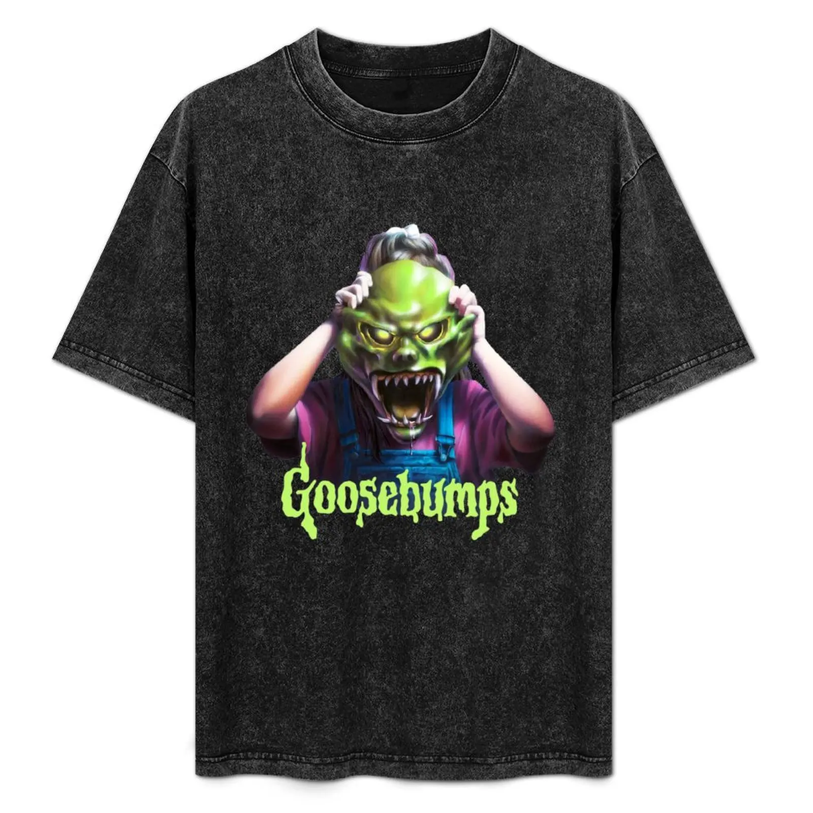 

Goosebumps The Haunted mask T-Shirt Plus Size Summer Casual T-Shirt