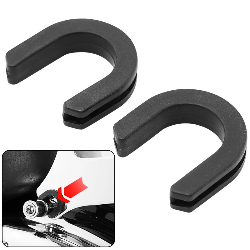 

Motorcycle Sissy Bar Backrest Luggage Rack Docking Point Bushing Grommet For Harley Touring Softail Dyna Sportster