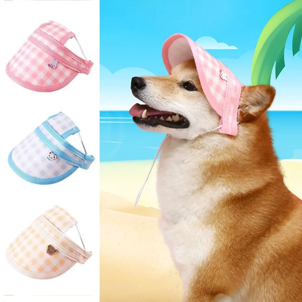 High-quality Adjustable Pet Baseball Hat With Ear Holes Sunshade Pet Sunshade Hat Dog Dress Up Hat