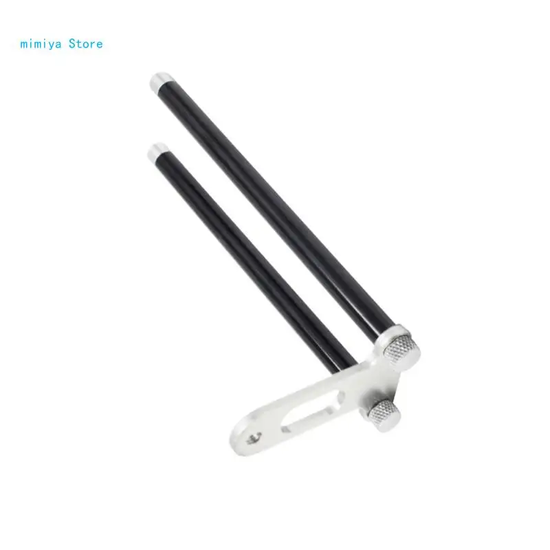 pipi Aluminum Fishing Snag Windproof Snag Ears Fishing Tackle Accessory Fishing Rod Connector for Bites Alarm