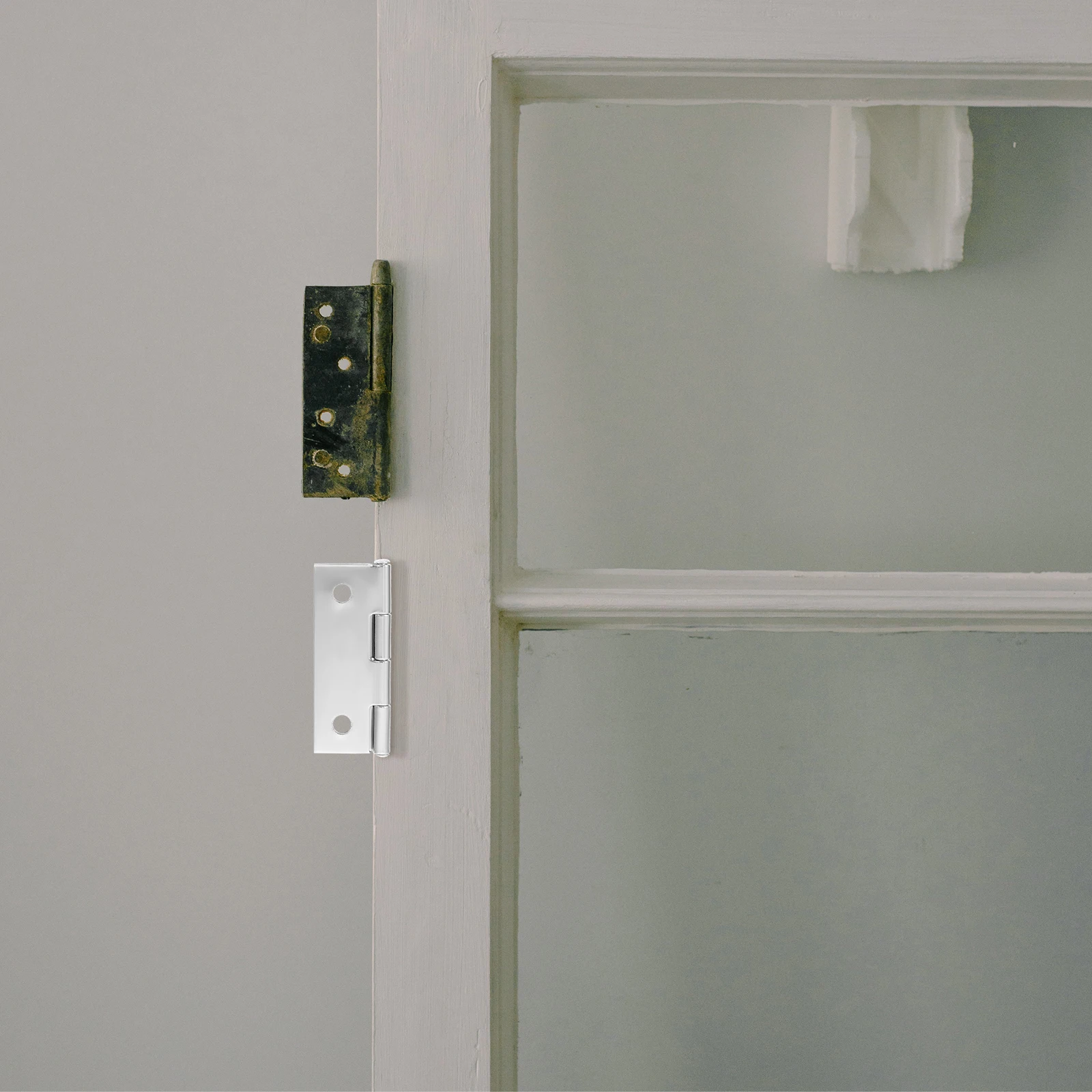 

30Pcs Stainless Steel Window Hinges Heavy Duty Smooth Cabinet Furniture Hinges Home Improvement Accessories