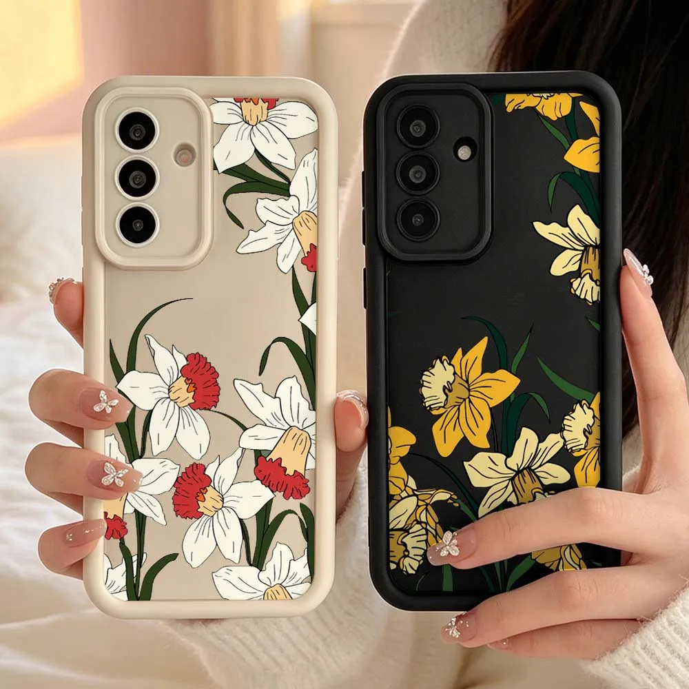 Daffodils Arthritis For Samsung Galaxy A04 M17 A57 A06 A07 A17 A26 A36 A14 A15 A16 Eye Ladder Phone Case Cover