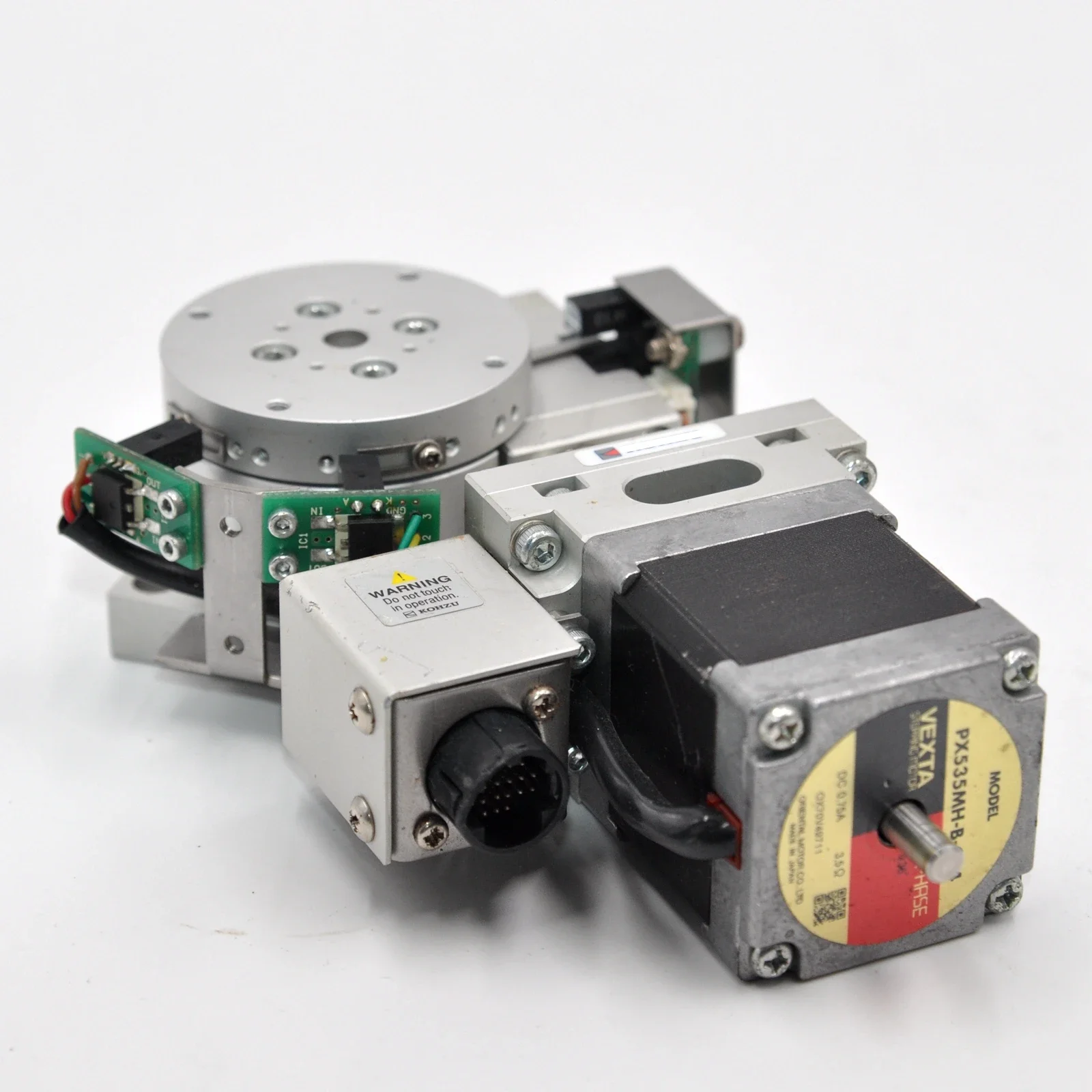 KOHZU – Table rotative de haute précision, électrique, automatique, avec déplacement, RA05A-W-R