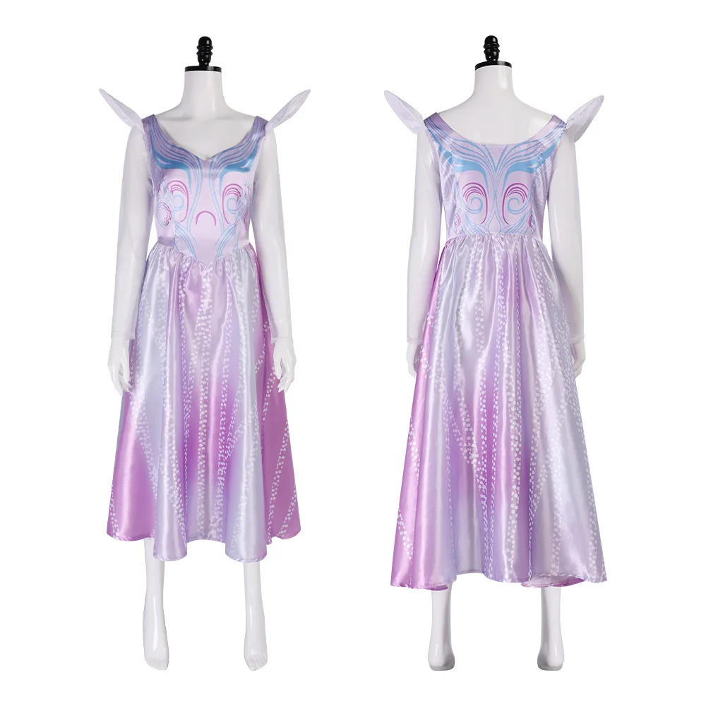 

Wicked Glinda Cosplay Witches Costumes Clothes Movie Party Role-playing Princesses Suit Dress Ball Gown