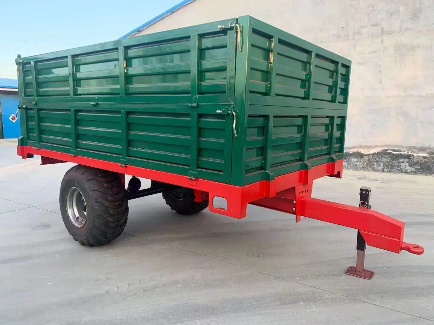 Hot Selling High Quality Agricultural Farm Machine 5T Single Axis Farm Trailers Dump Trailer