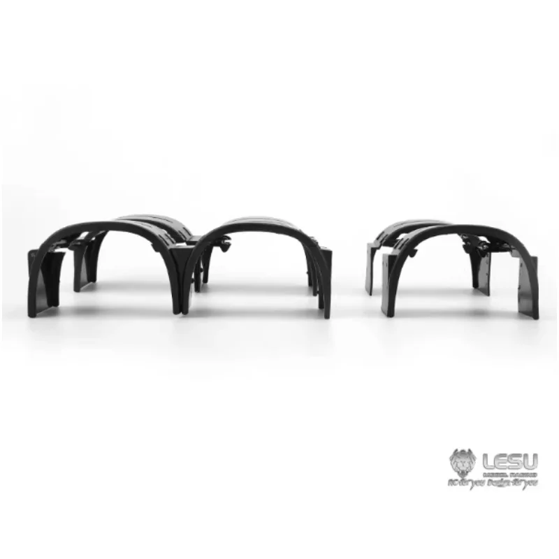 RC 1/14 Two Axle And Three-Axle Fender Mudguard LESU S-1237-1 S-1237-2 For Tamiya LESU RC 1/14 Tractor Truck Parts Accessories