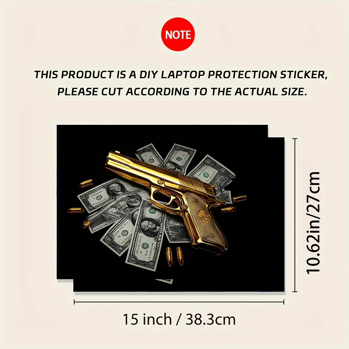 2 piece Laptop Art Sticker Protective Case Universal Netbook Skin Sticker Cannot Be Repeated Using Tian's Laptop Skin Sticker